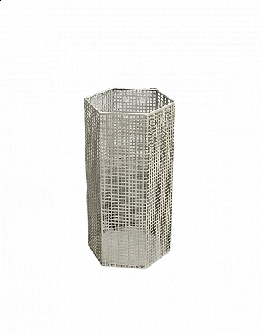 Metal umbrella stand by Josef Hoffmann for Bieffeplast, 1980s