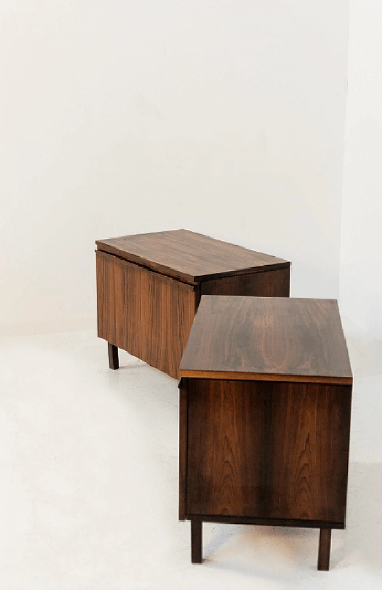 Pair of wooden sideboards by Tenreiro Joaquim, 1950s. 8
