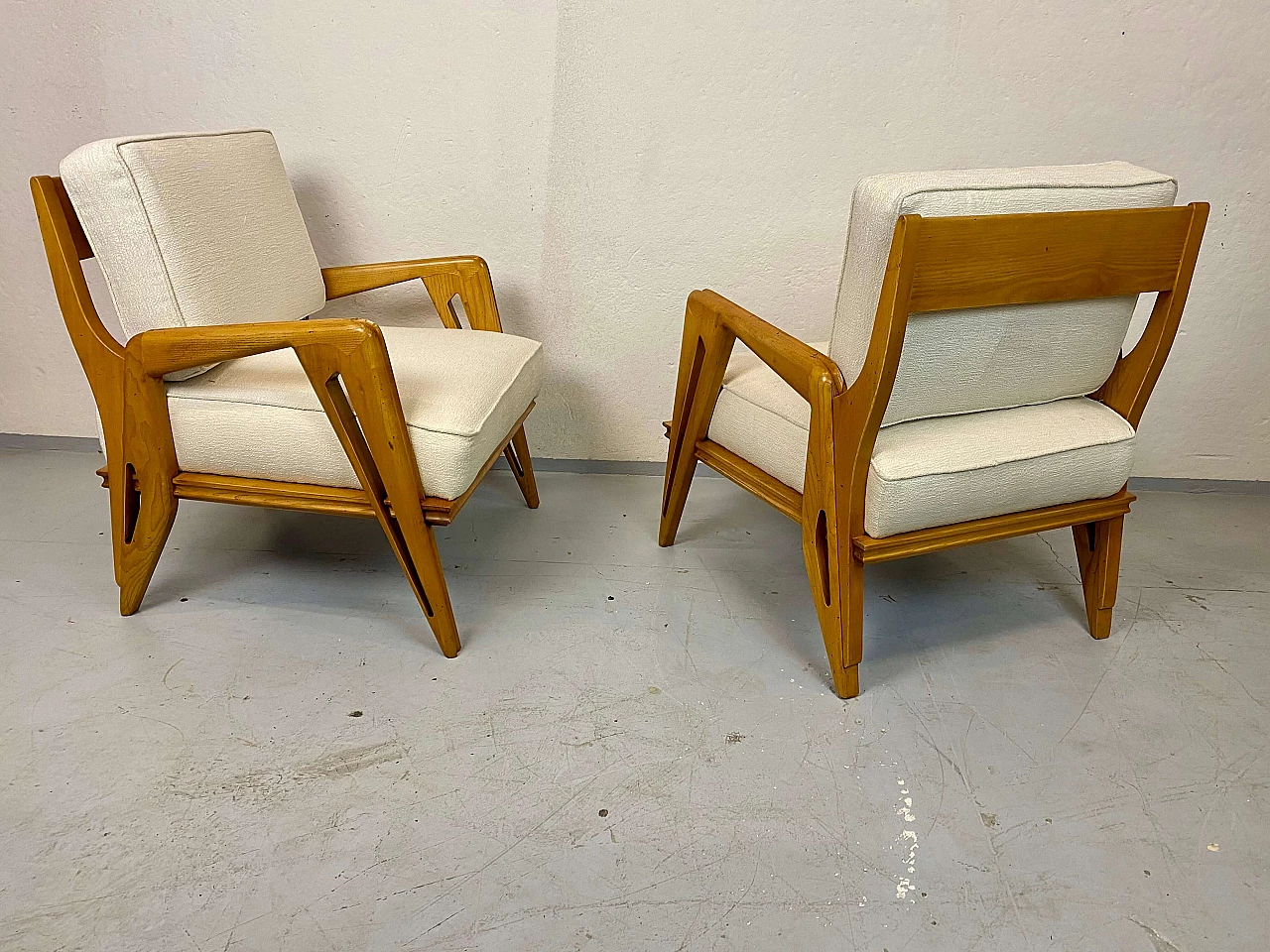 Pair of armchairs by Franco Campi and Carlo Graffi, 1960s 10