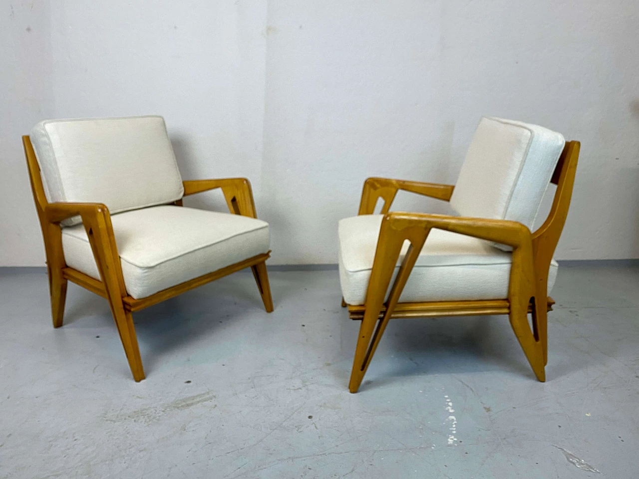 Pair of armchairs by Franco Campi and Carlo Graffi, 1960s 12