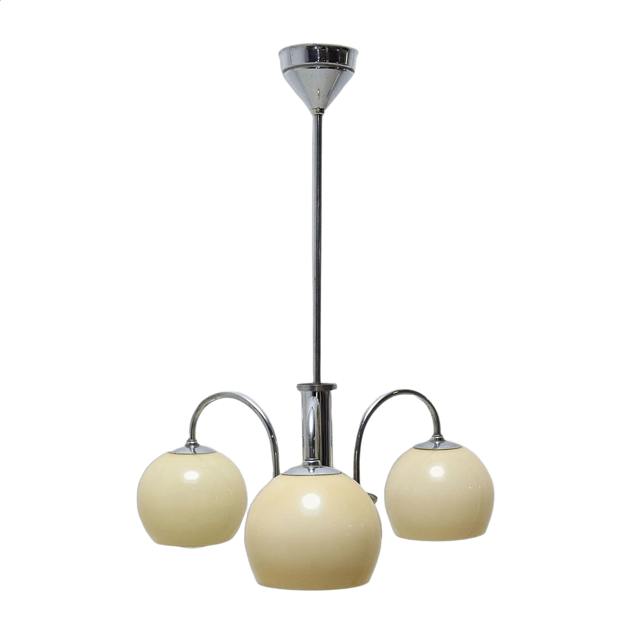 Art Deco chandelier with 3 arms, 1930s 20