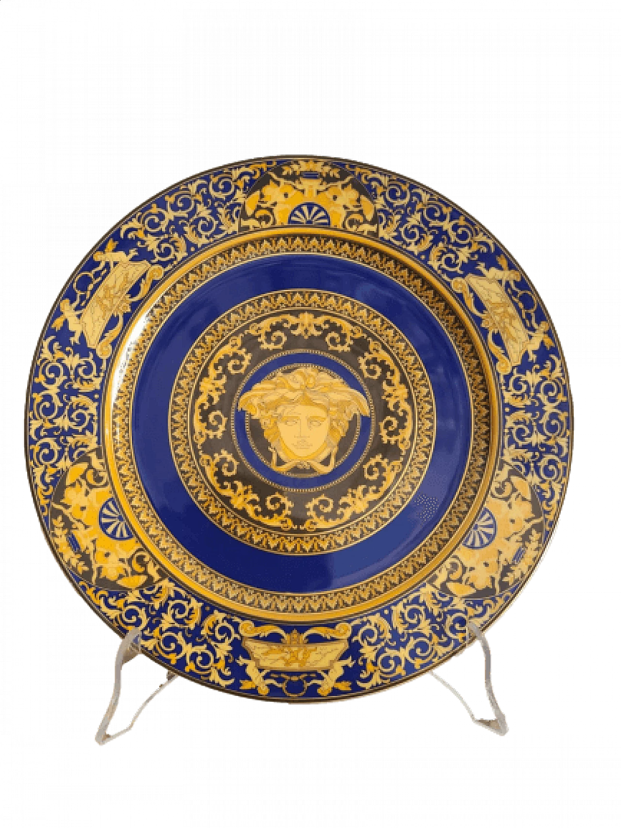 Piatto in porcellana di Versace e Rosenthal, anni 2000 1