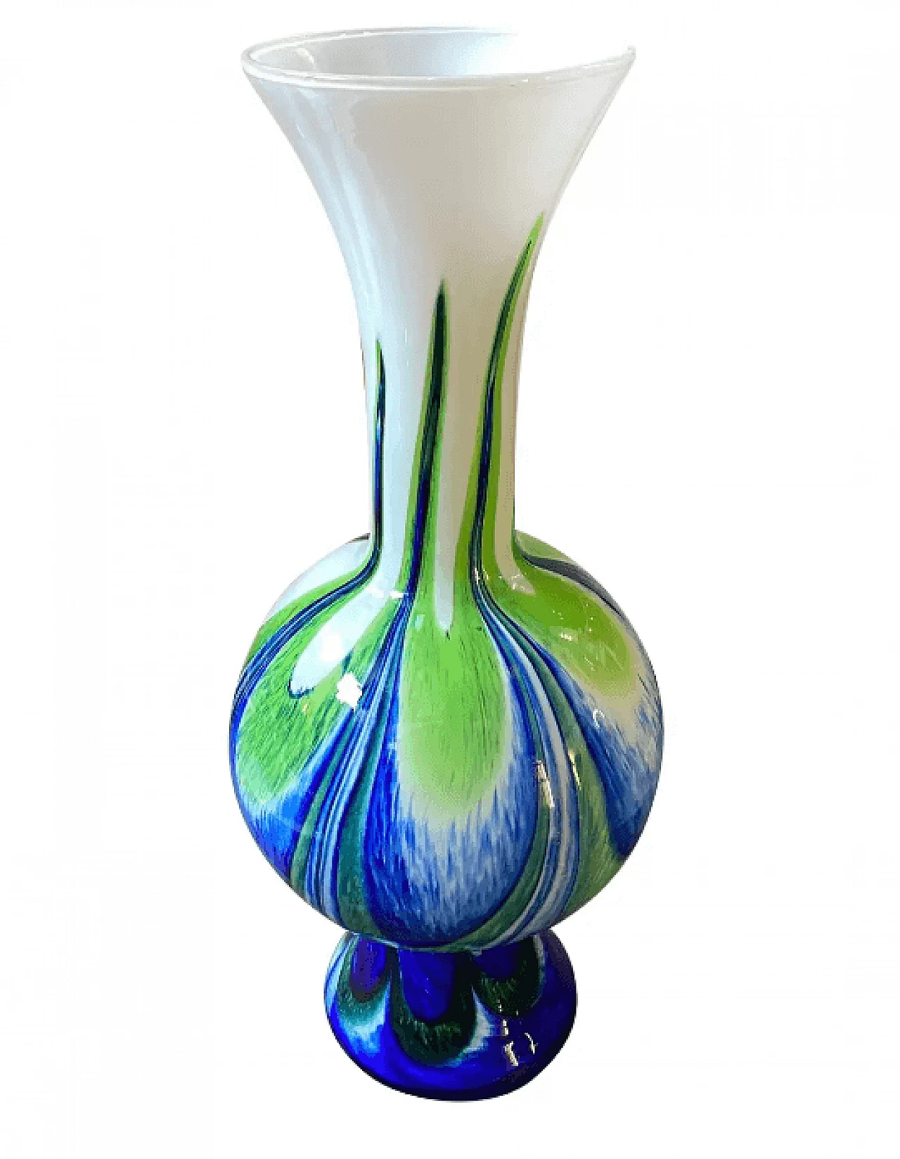 Glass vase in the style of Carlo Moretti, 1970s 1