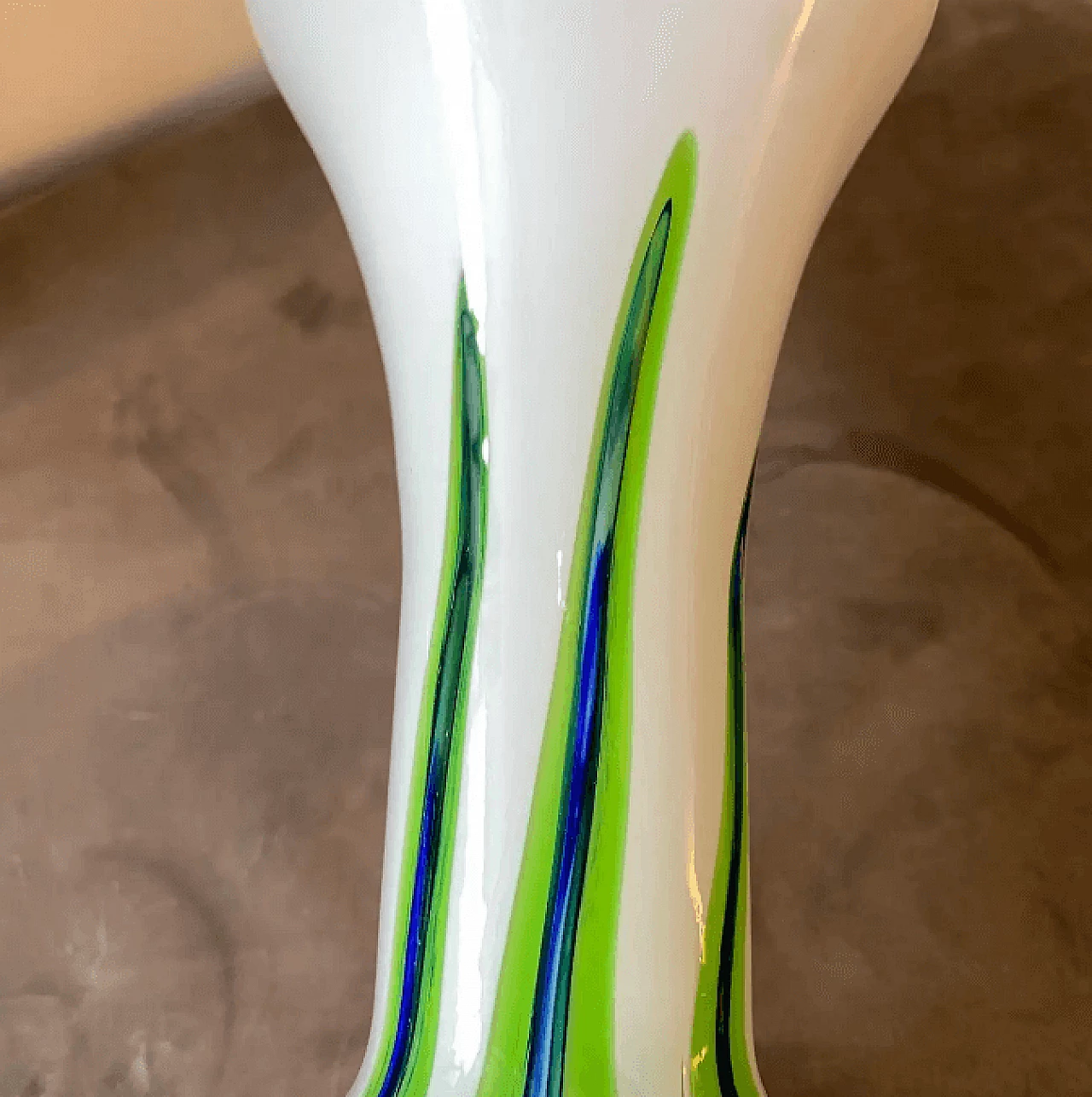 Glass vase in the style of Carlo Moretti, 1970s 9