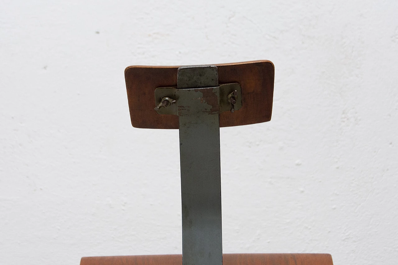 Pair of industrial adjustable desk chairs, 1960s 15