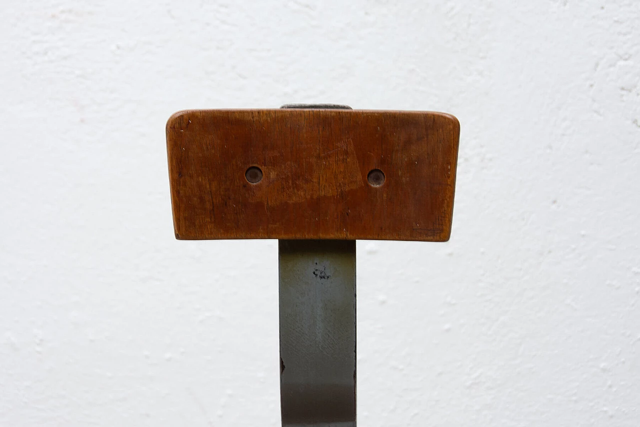 Pair of industrial adjustable desk chairs, 1960s 19