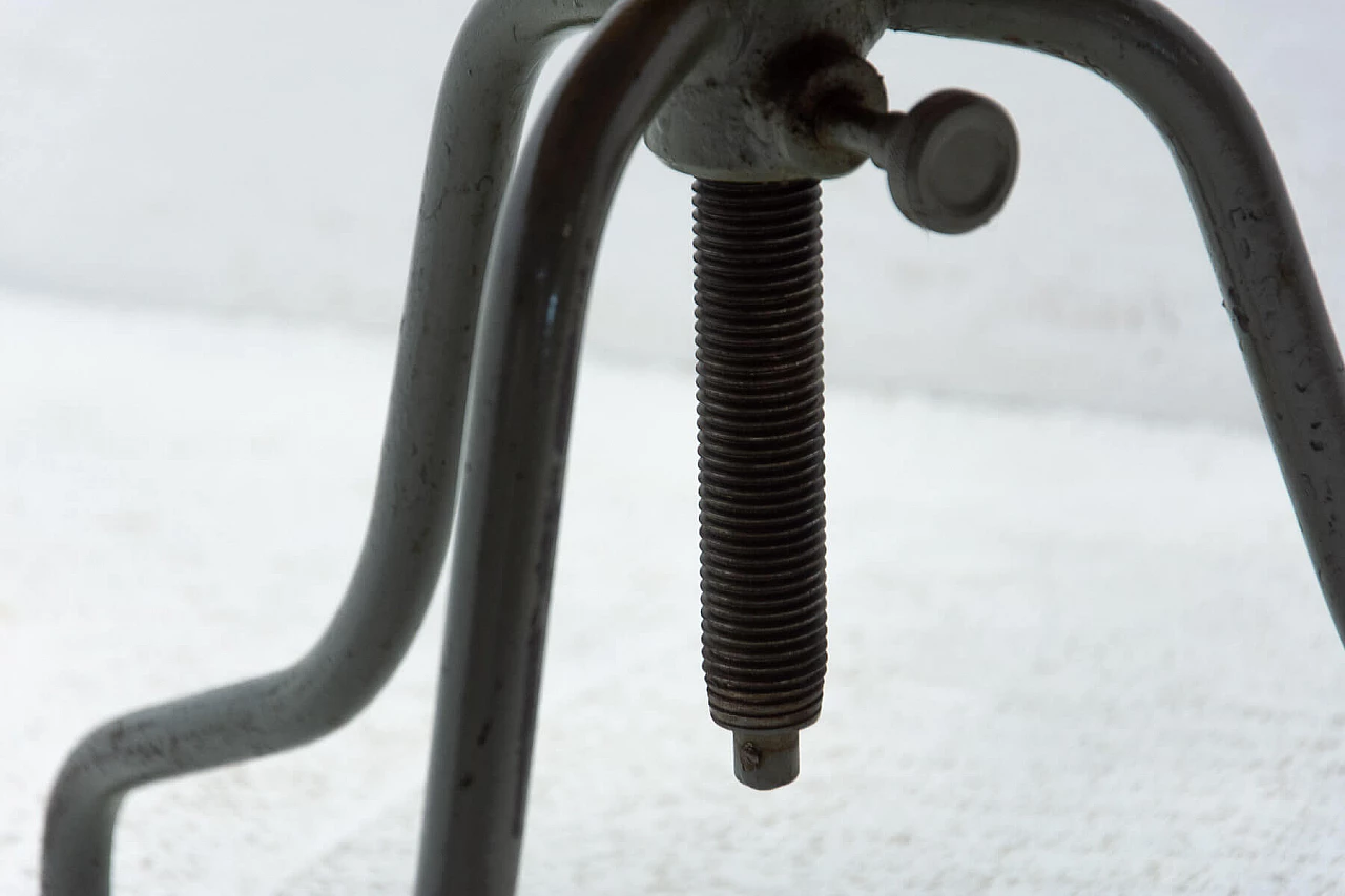 Pair of industrial adjustable desk chairs, 1960s 21