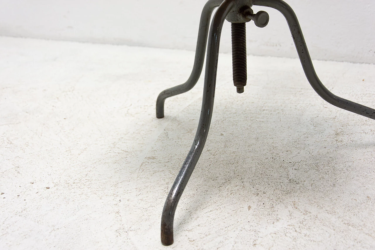 Pair of industrial adjustable desk chairs, 1960s 22