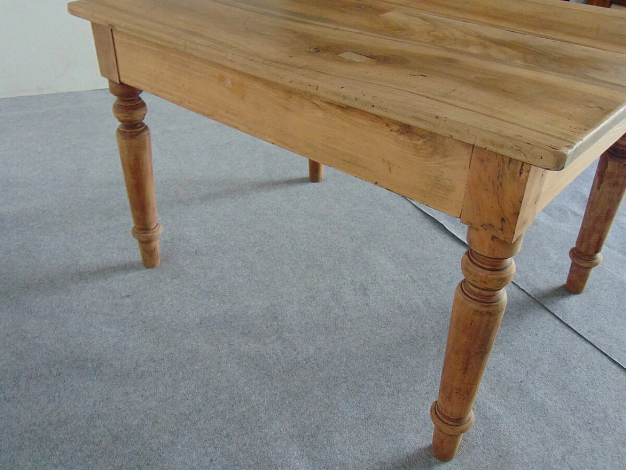 Solid wood table, 1930s 6