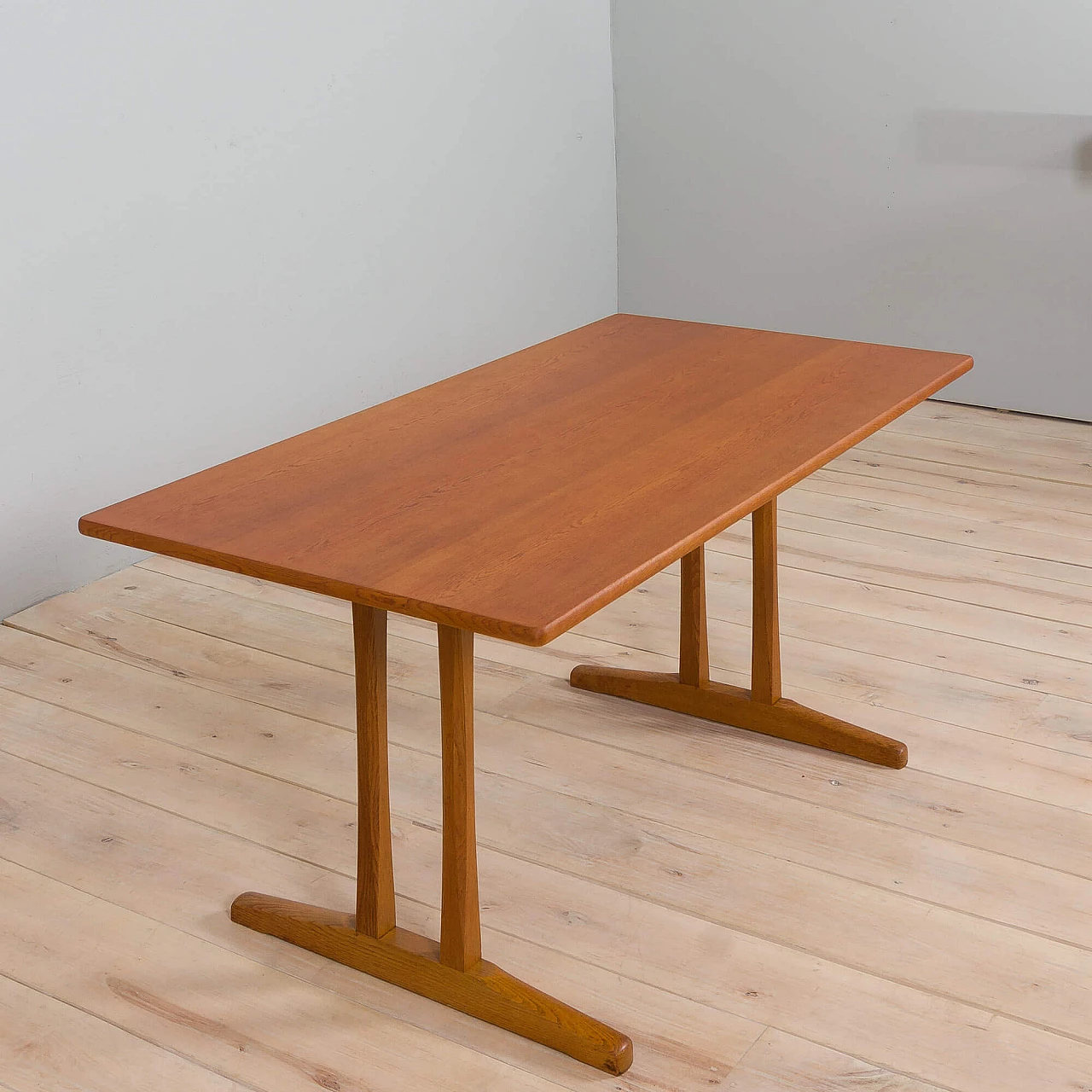 Borge mogensen Shakers oak dining table for FDB, 1950s 12