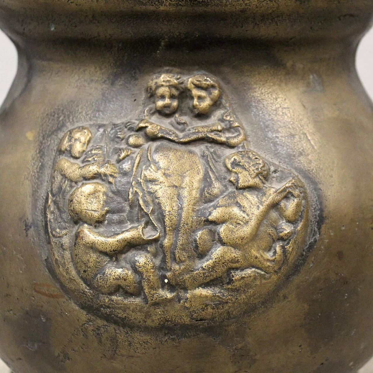 Vaso in bronzo tondeggiante, '800 5