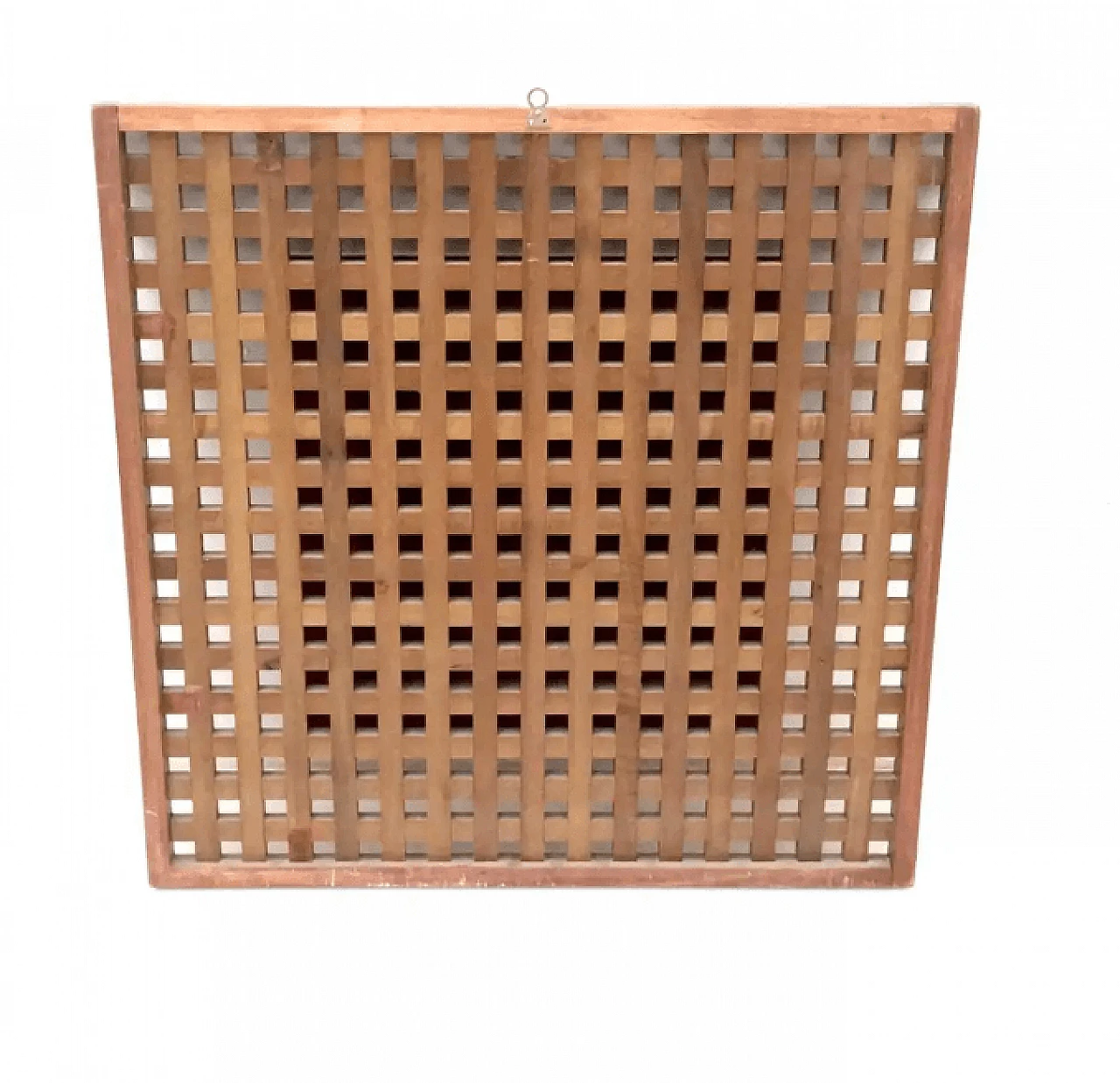 Coppia di specchi quadrati in noce di Sant'Ambrogio e Deberti, anni '60 9