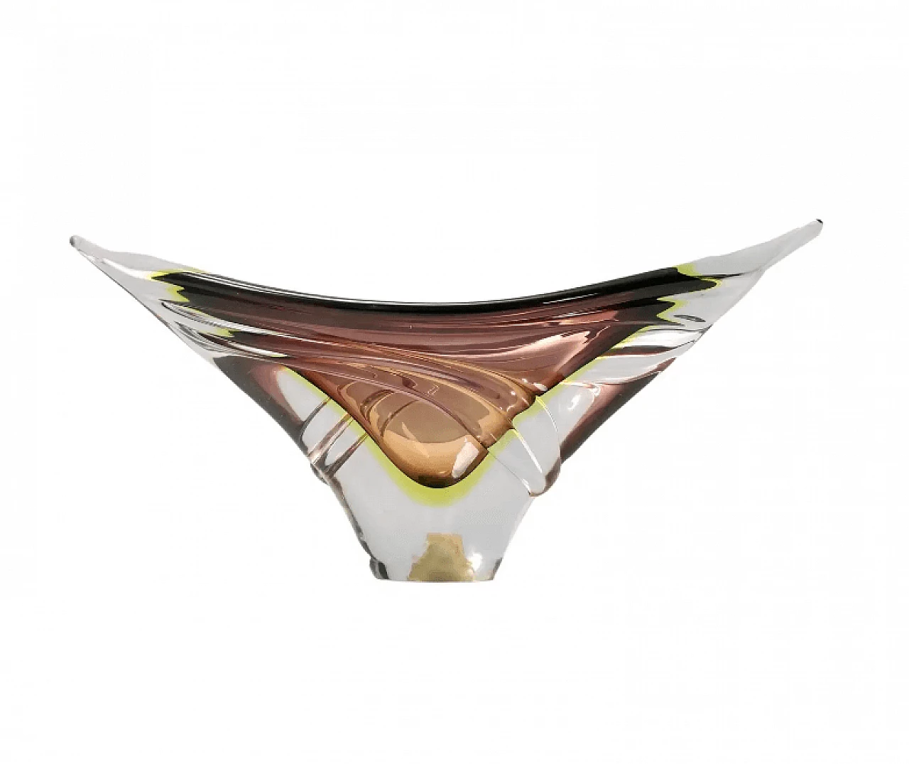 Murano submerged glass centerpiece by Seguso, 1960s 1