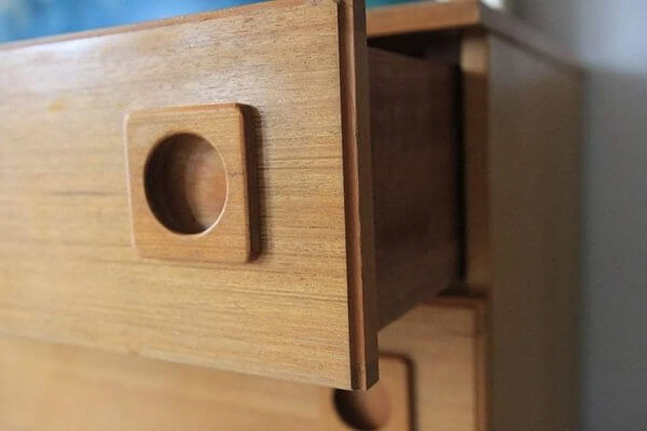 Credenza in teak restaurata, anni '60 5