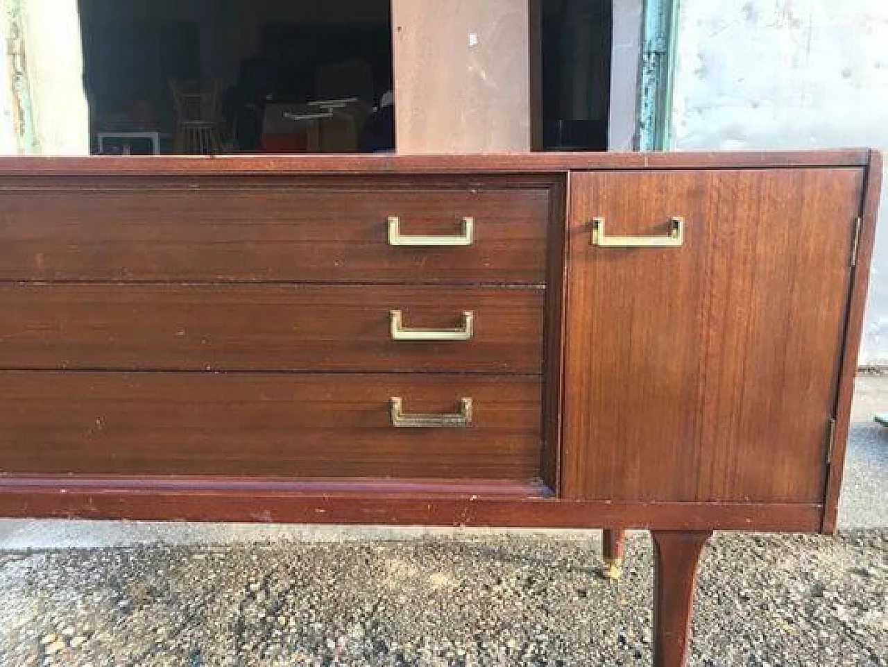 Credenza Tola in legno di Gomme per G Plan, anni '60 3