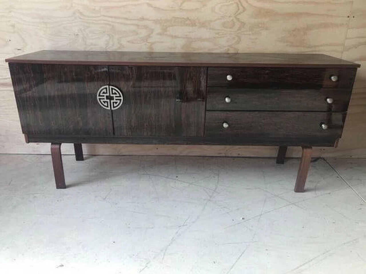 Credenza in palissandro di Schreiber, 1962 1