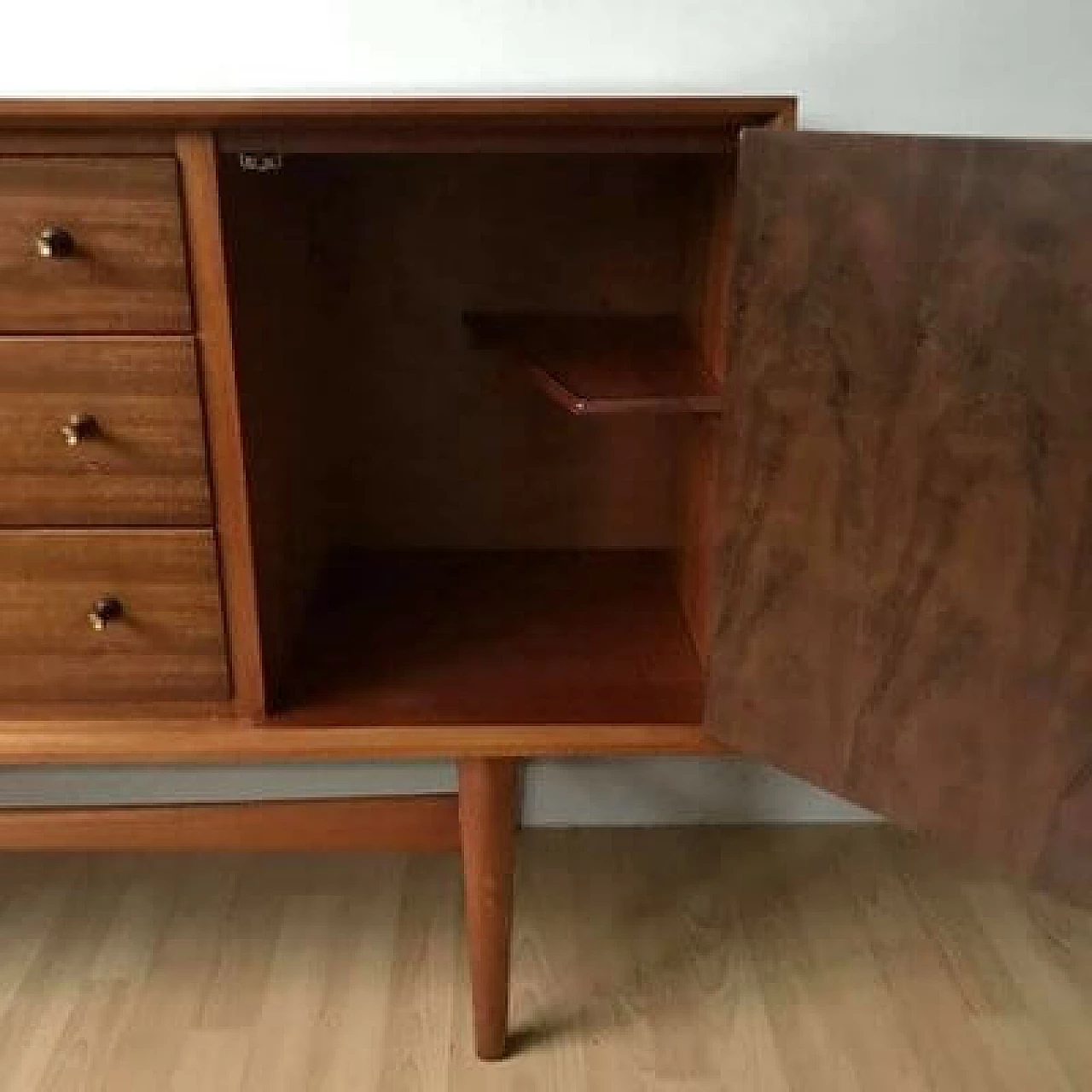 Credenza in teak di Gordon Russell of Broadway, anni '50 2