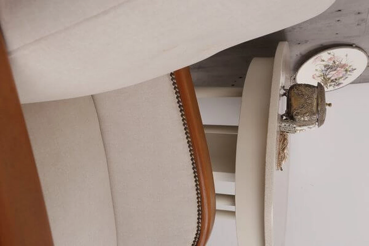 Hungarian Art Deco armchair with beige upholstery, 1930s 2