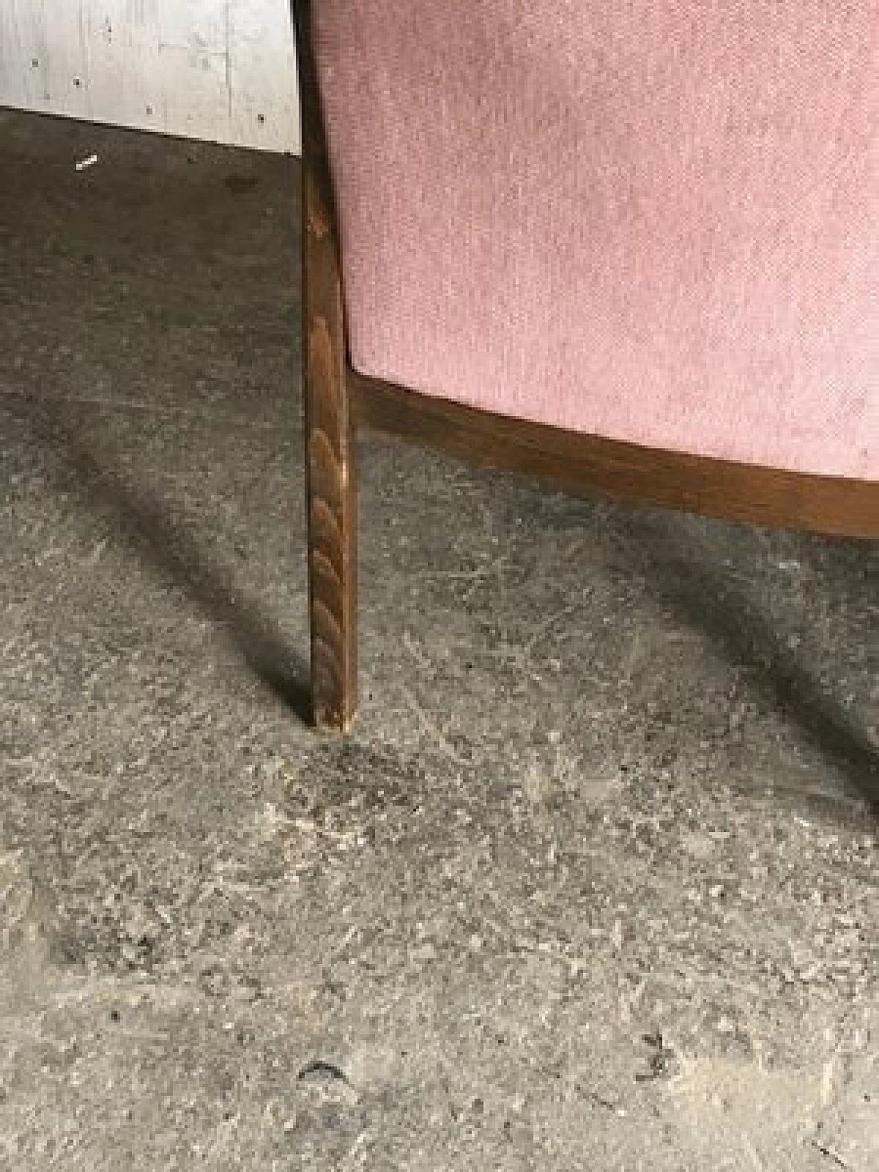 Coppia di poltrone viola in stile Art Déco, anni '50 2