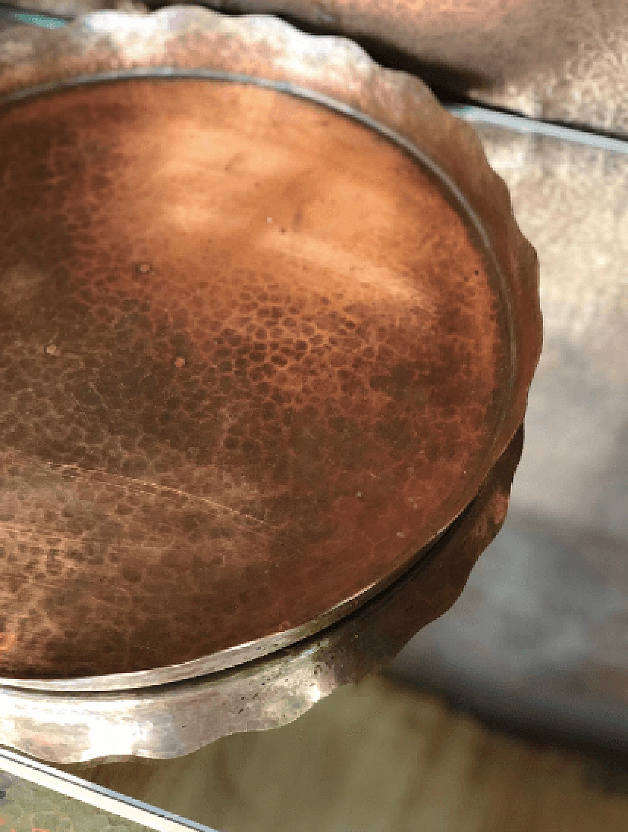 Mobile bar in legno e rame di Luigi Scremin, 1948 2