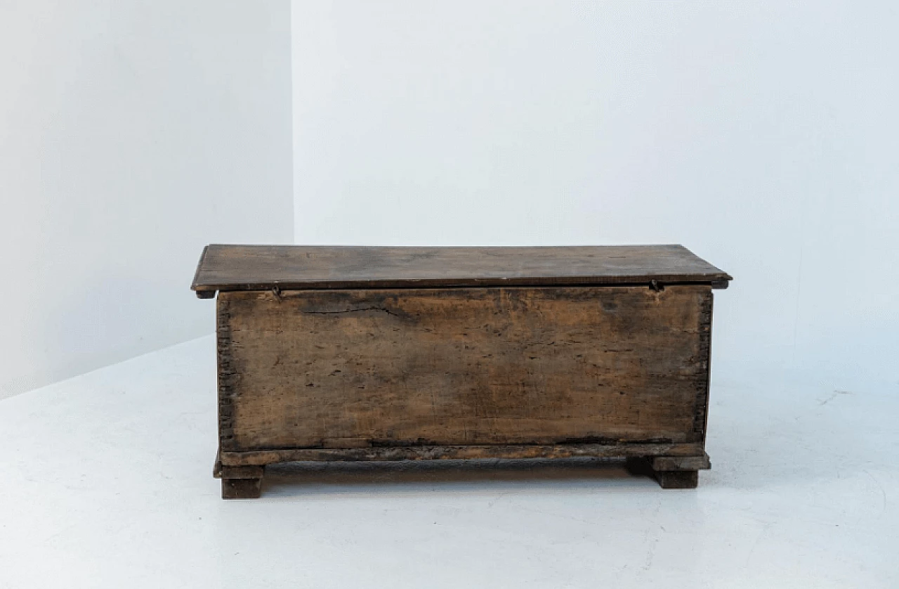 Late Renaissance walnut chest, 1500s. 13