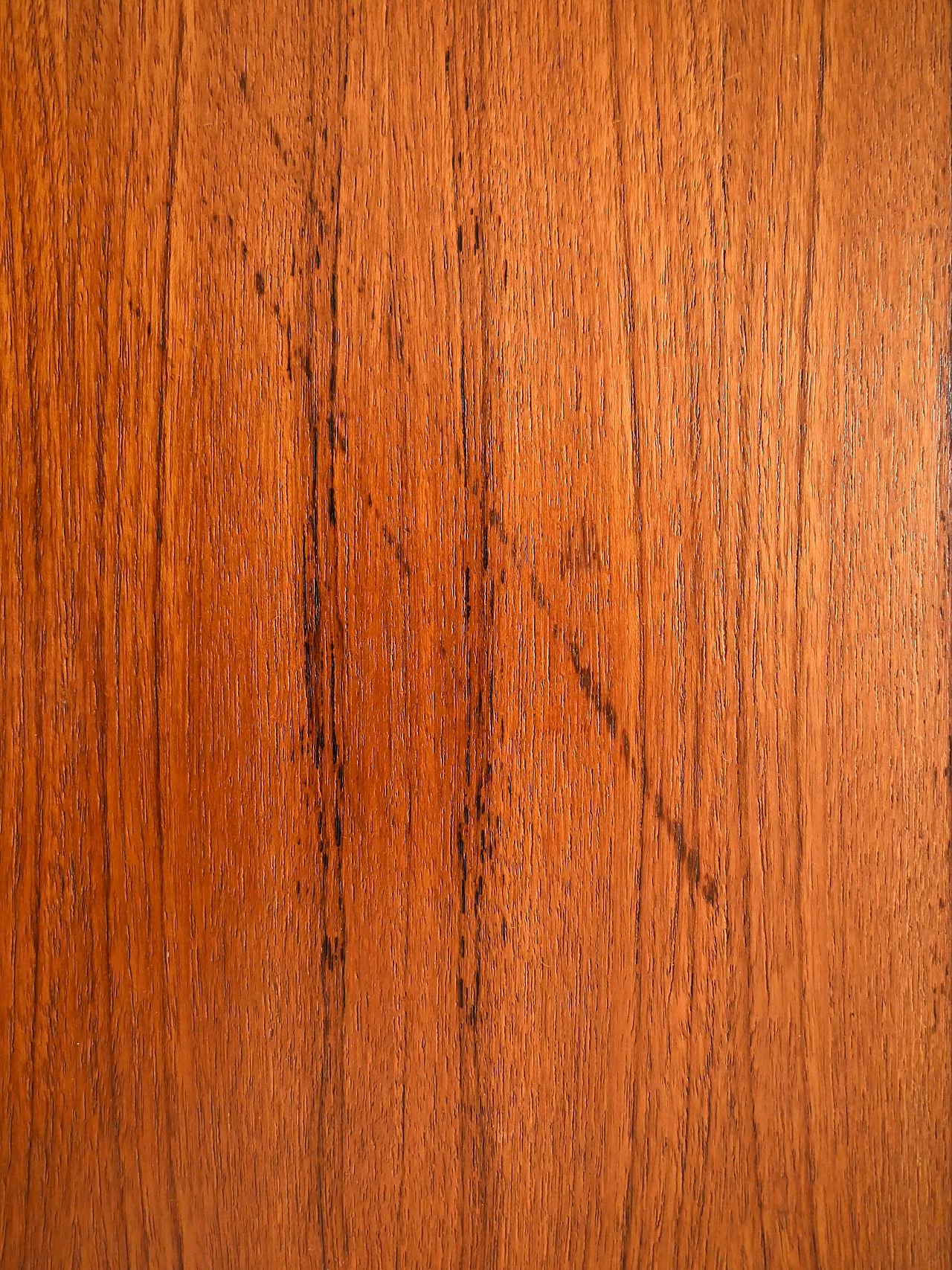 Teak secretaire with drawers and pull-out top, 1960s 10