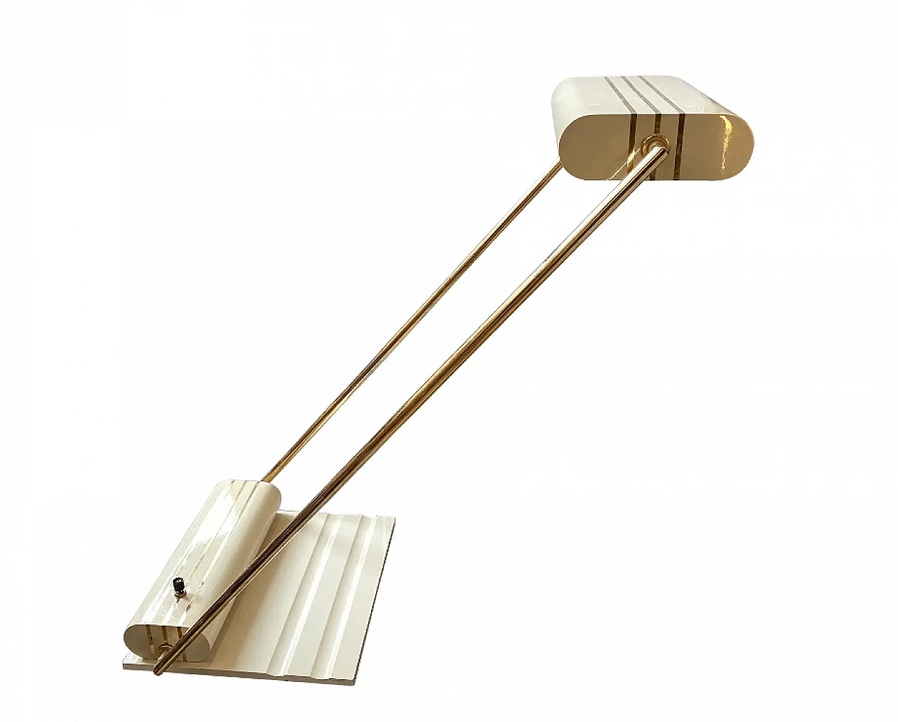 Solid brass table lamp by George Kovacs, 1980s 1