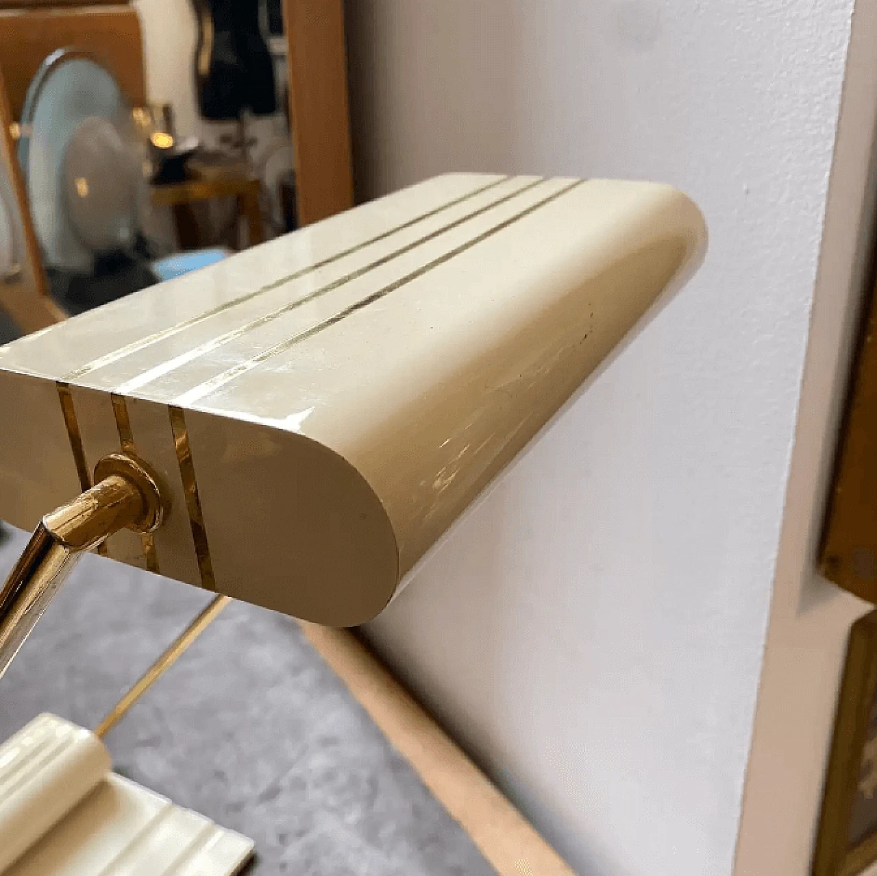 Solid brass table lamp by George Kovacs, 1980s 5