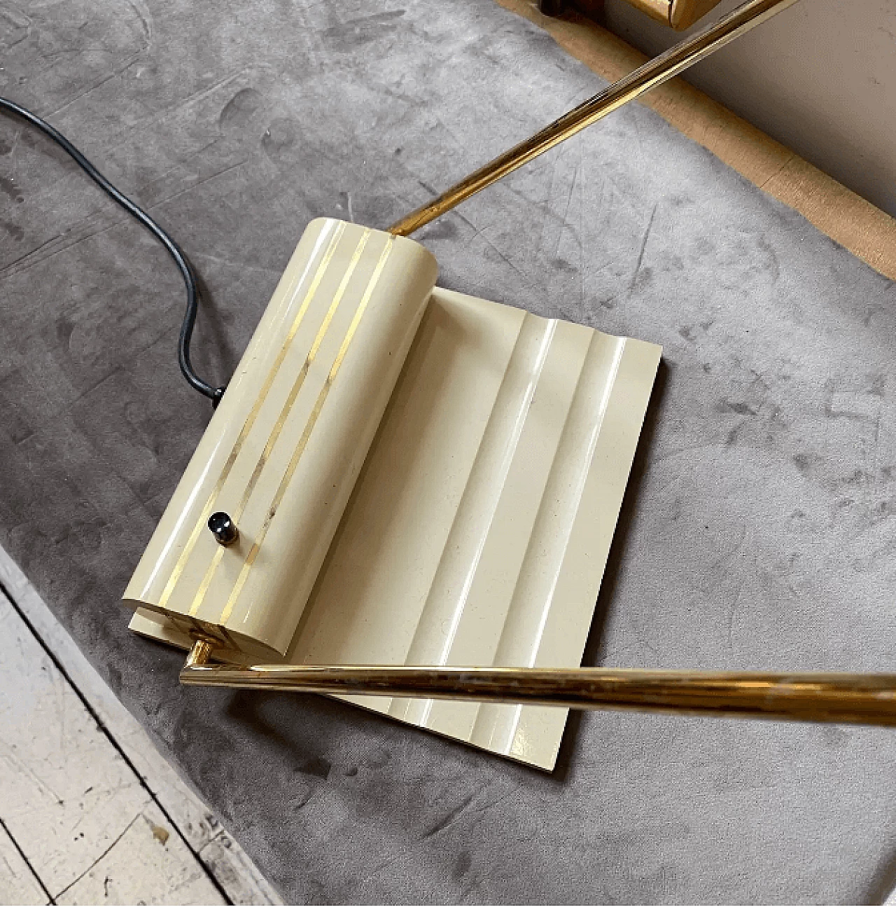 Solid brass table lamp by George Kovacs, 1980s 6