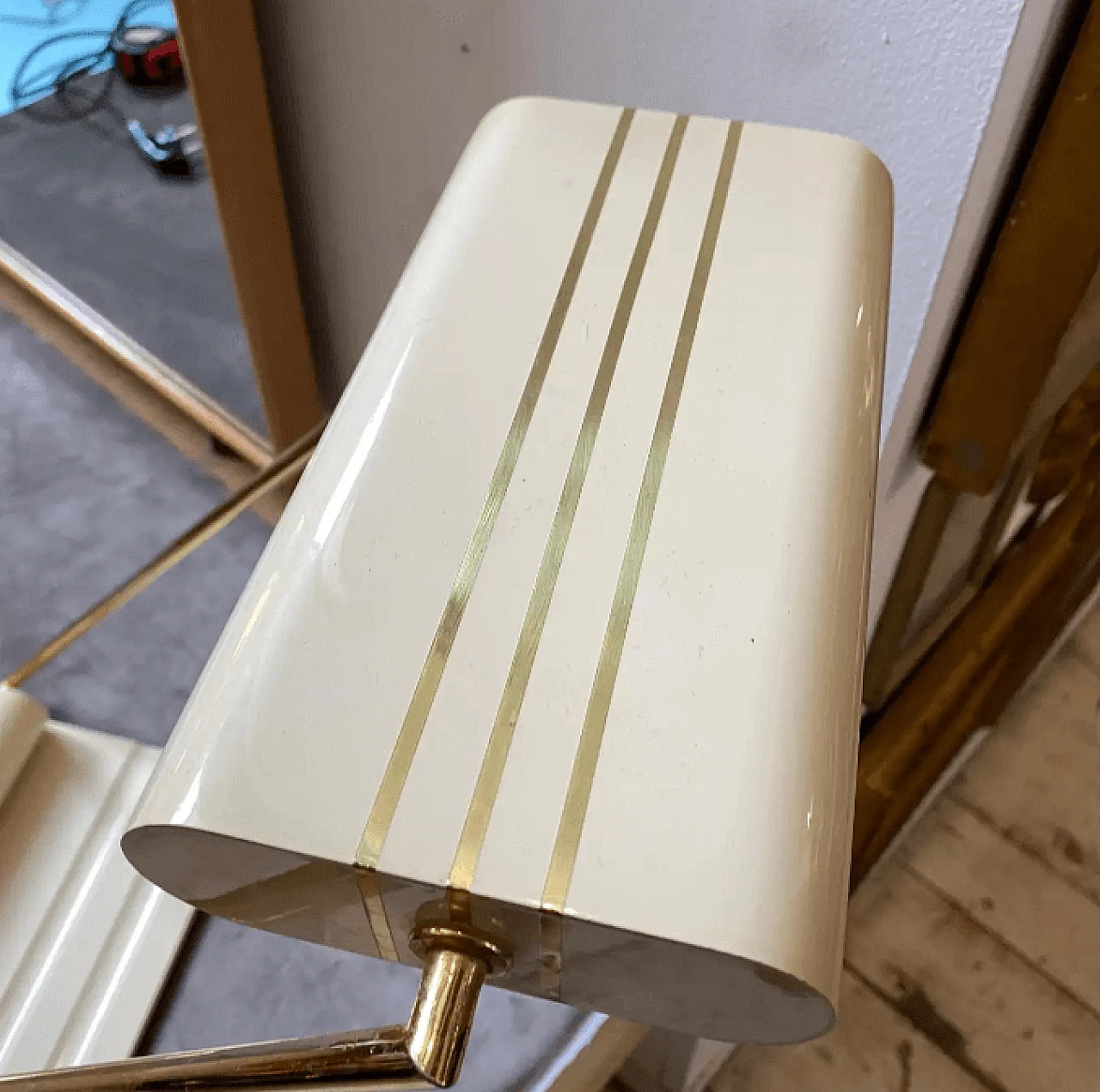 Solid brass table lamp by George Kovacs, 1980s 7