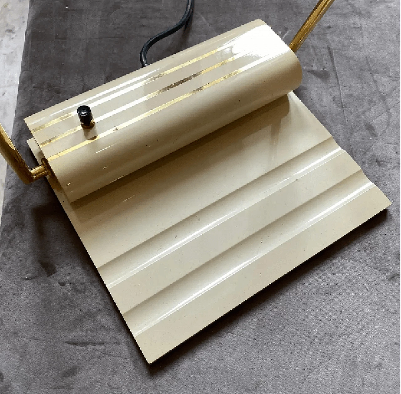 Solid brass table lamp by George Kovacs, 1980s 9