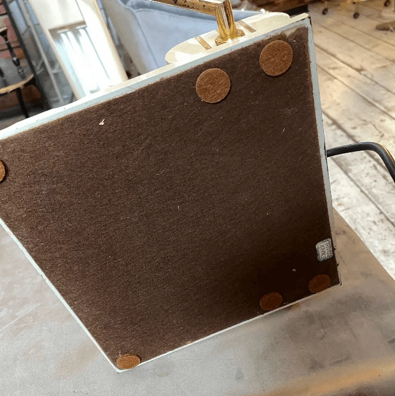 Solid brass table lamp by George Kovacs, 1980s 10