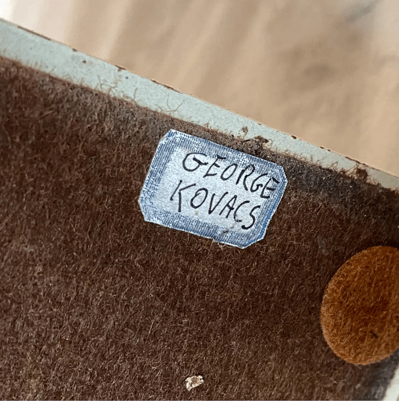 Solid brass table lamp by George Kovacs, 1980s 11