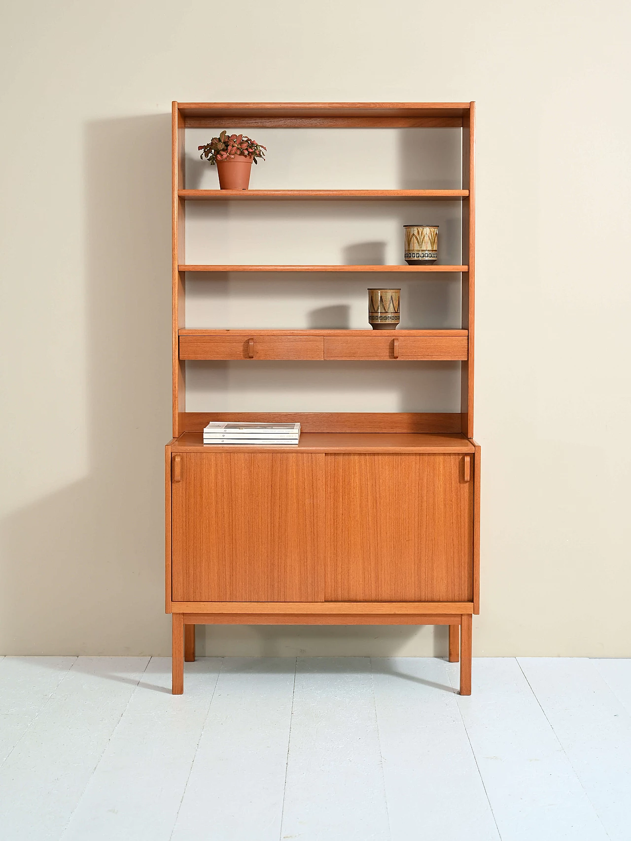 Libreria di Bertil Fridhagen per Bodafors con cassetti, anni '60 2