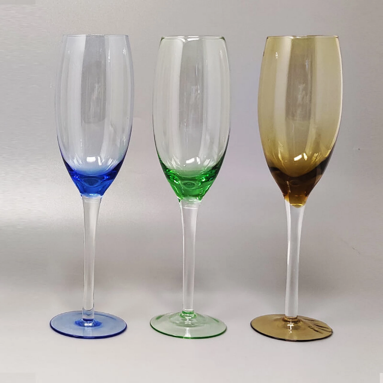 6 Bicchieri in vetro di Murano di Nason, anni '70 3