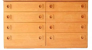 Credenza in teak restaurata, anni '60