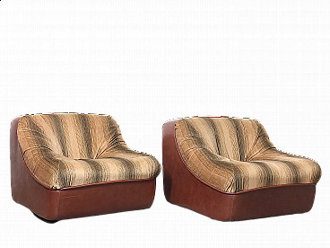 Pair of Swan armchairs, 1970s