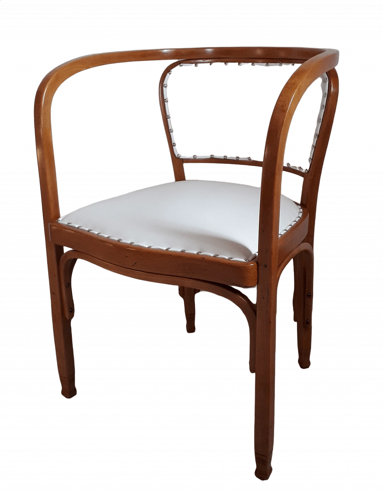 Wiener Werkstätte armchair by Gustav Siegel, early 20th century 7