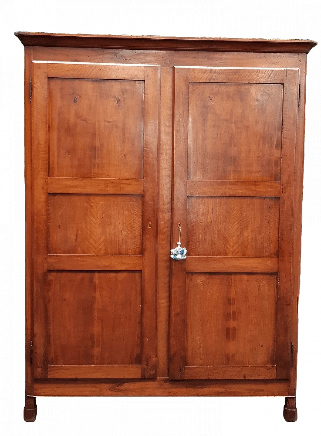 Armadio credenza in legno di noce stile Impero, inizi '800 9
