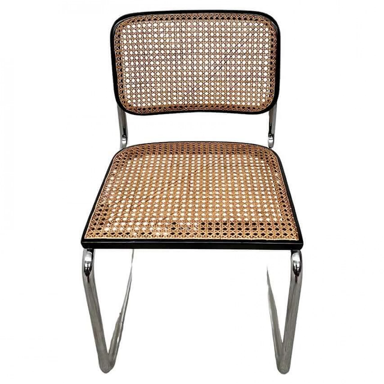 Sedia Cesca di Marcel Breuer per Gavina, con marchio, anni '70 1