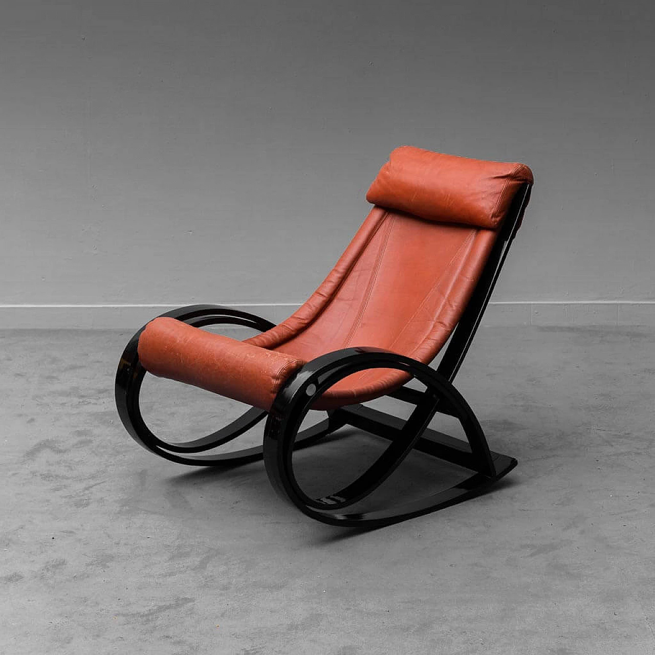 Sgarsul rocking chair by Gae Aulenti for Poltronova, 1960s 1