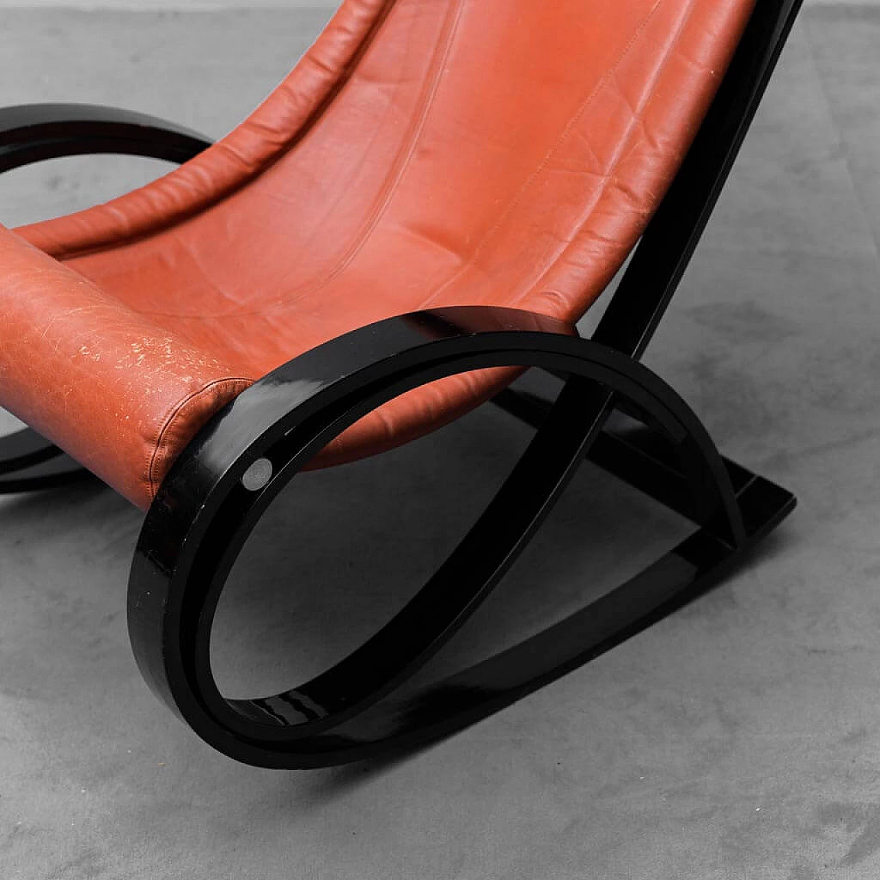 Sgarsul rocking chair by Gae Aulenti for Poltronova, 1960s 5