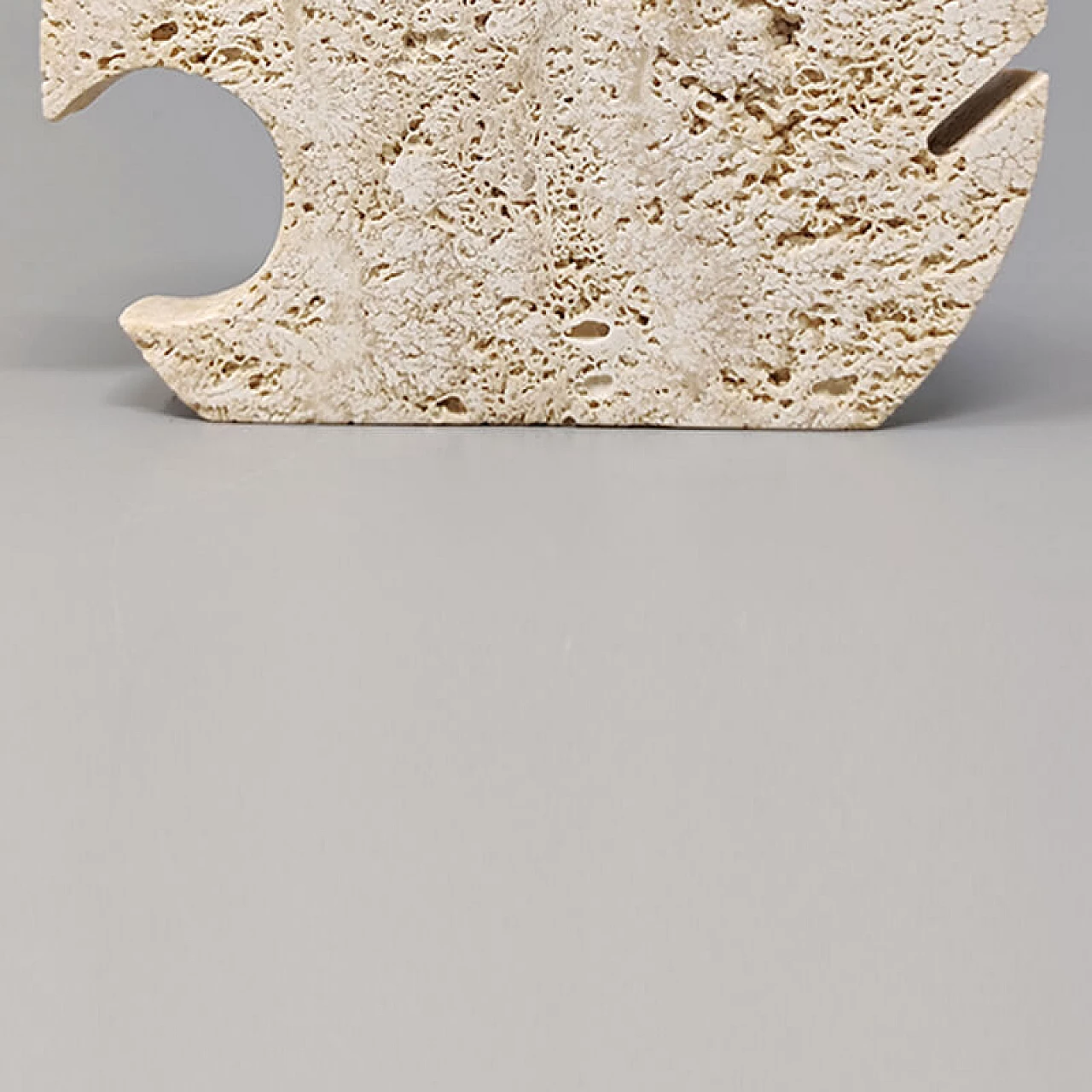 Fish sculpture in travertine by Mari for F.lli Mannelli, 1970s 6