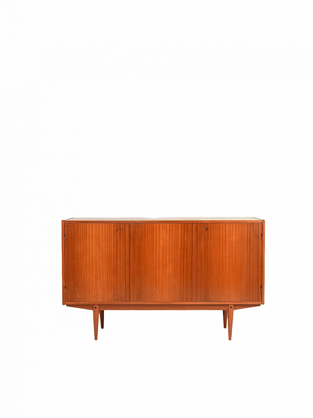 Mahogany sideboard with shelves and drawers, 1950s 13