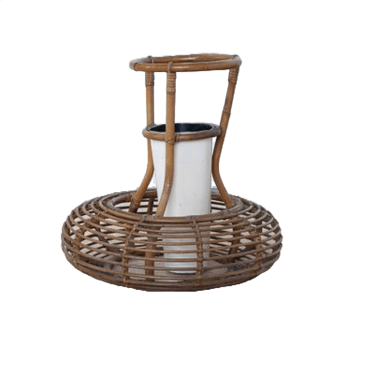 Bamboo pot holder, 1960s 8