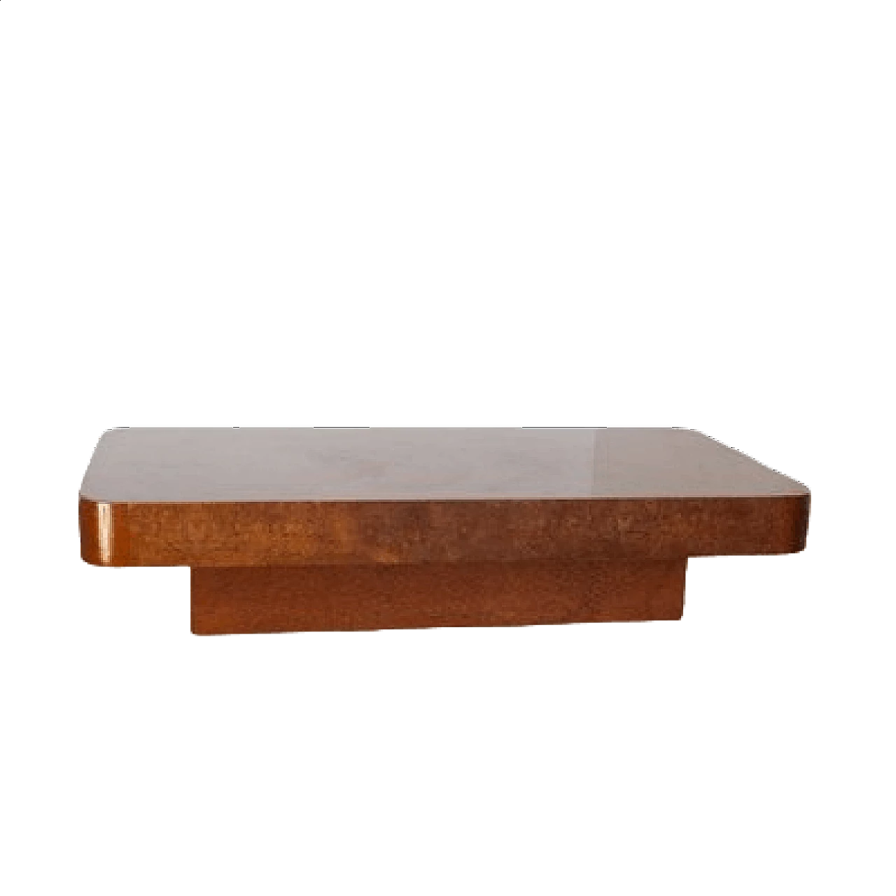 Tavolo basso di Aldo Tura in radica, anni '60 10