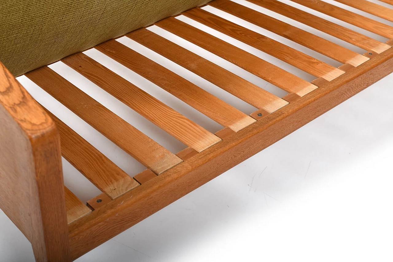 Divano di Illum Wikkelsø in rovere per Møbelfabrik di Søren Willadsen, anni '50 14