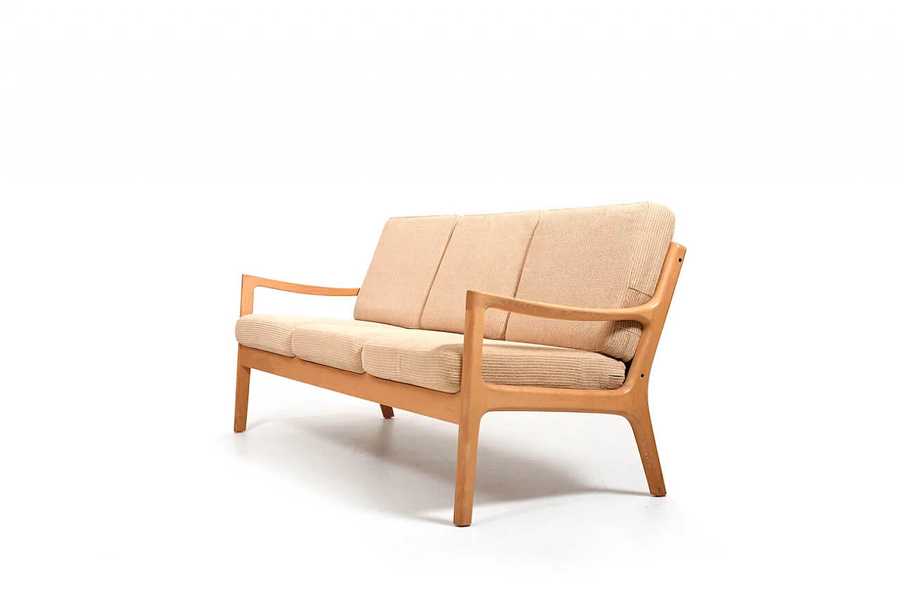 Divano Senator 3 posti in quercia di Ole Wanscher per CADO, anni '70 2