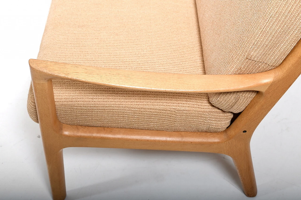 Divano Senator 3 posti in quercia di Ole Wanscher per CADO, anni '70 6