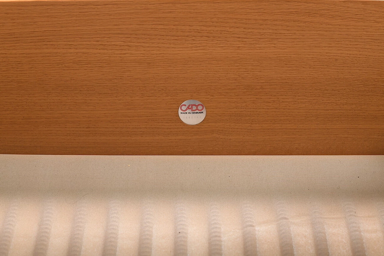 Divano Senator 3 posti in quercia di Ole Wanscher per CADO, anni '70 10